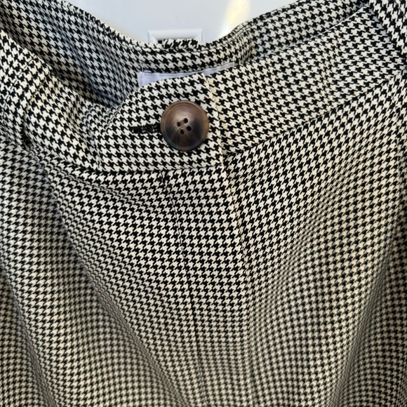 Topshop baggy houndstooth women’s “men’swear” pleated trousers SZ 8 pockets - Picture 3 of 16